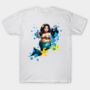 Beautiful Sirenas in The Mermaid World T-Shirt